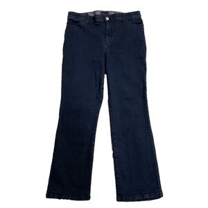 Gloria Vanderbilt High Rise Jeans, Size 14, Dark Wash Blue Denim